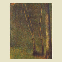 Georges Seurat's In the Woods at Pontaubert