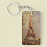 Georges Seurat's Painting: The Eiffel Tower (1889) key chains