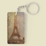 Georges Seurat's Painting: The Eiffel Tower (1889) key chains