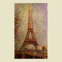 Georges Seurat's Painting: The Eiffel Tower