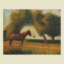 Georges Seurat's Painting: The Hitched Cart