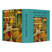 Georges Seurat's The Circus (1891) binders by MasterpieceGallery Georges Seurat's The Circus (1891) binders