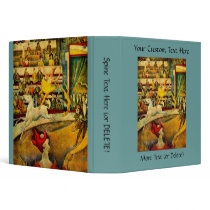 Georges Seurat's The Circus (1891) binders by MasterpieceGallery Georges Seurat's The Circus (1891) binders