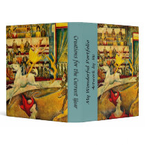 Georges Seurat's The Circus (1891) binders by MasterpieceGallery Georges Seurat's The Circus (1891) binders