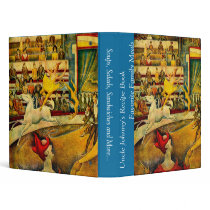 Georges Seurat's The Circus (1891) binders by MasterpieceGallery Georges Seurat's The Circus (1891) binders