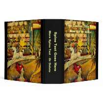 Georges Seurat's The Circus (1891) 3 Ring Binders