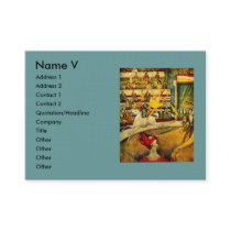 Georges Seurat's The Circus (1891) Business Cards