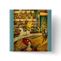 Georges Seurat's The Circus (1891) Button