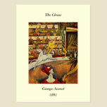 Georges Seurat's The Circus (1891) - Clown & Rider postcards