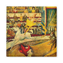 Georges Seurat's The Circus (1891) Magnet