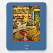 Georges Seurat's The Circus (1891) Mouse Pads