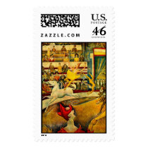 Georges Seurat's The Circus (1891) Postage Stamps