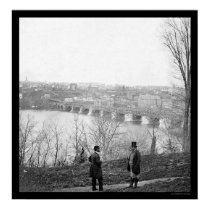 Georgetown and the Aqueduct Bridge 1865 posters