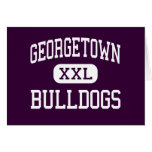 Georgetown - Bulldogs - High - Georgetown Greeting Card