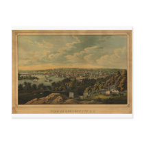 Georgetown DC in 1855 Post Card