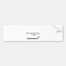 Georgetown Massachusetts City Classic Bumper Stickers