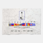 Georgetown SC Marine Signal Flag Towel