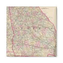 Georgia, Alabama Fridge Magnets