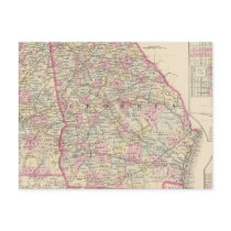 Georgia, Alabama Post Card