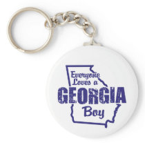 Georgia Boy Key Chain