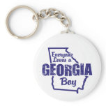 Georgia Boy Key Chain