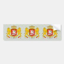 Georgia Coat of Arms detail Bumper Sticker