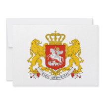 Georgia Coat of Arms Personalized Invitations
