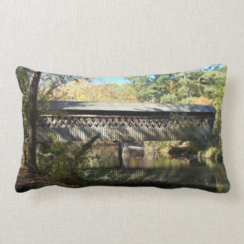 Georgia Covered Bridges Reversible throwpillow