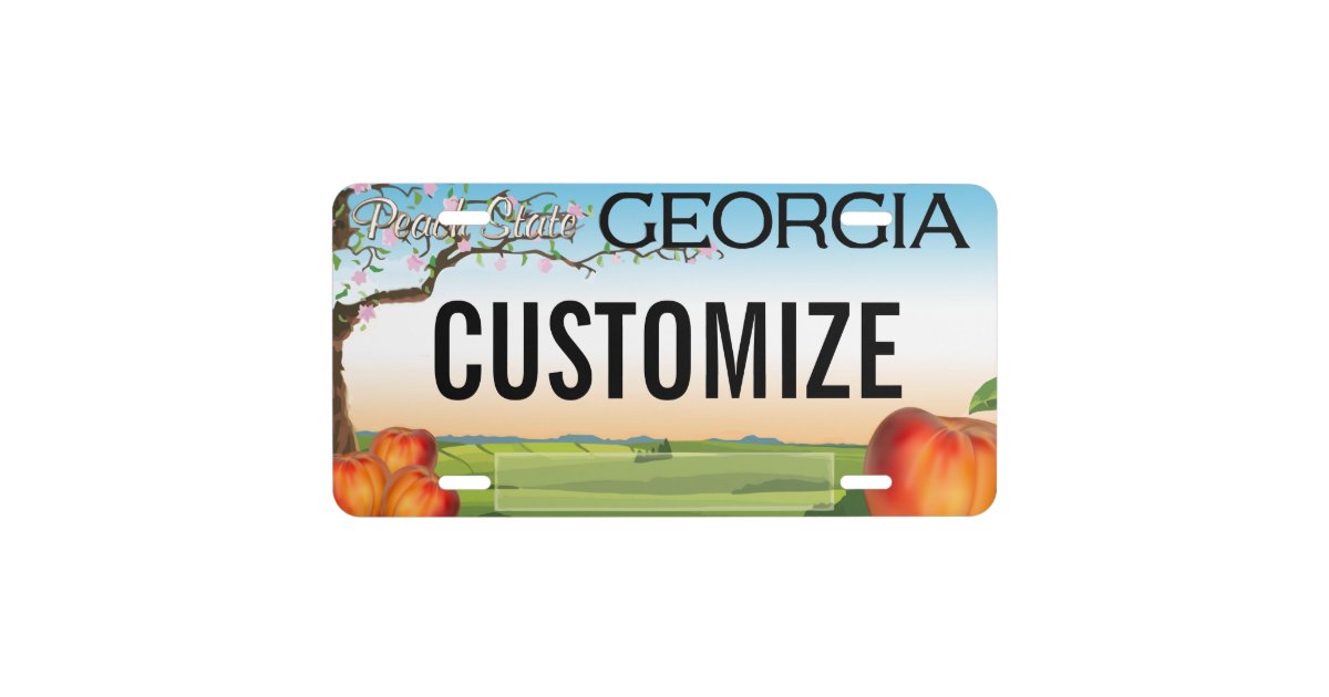 Custom License Plate Zazzle