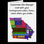 Georgia Customize colorful card how you like cards