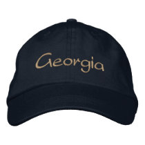 Georgia Embroidered Hat embroidered hats by statehats Georgia Embroidered Hat embroidered hats