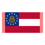 Georgia Flag Customized Photo Card