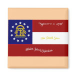 Georgia Flag Magnet