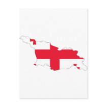 Georgia flag map postcards by FlagStore Georgia flag map postcards