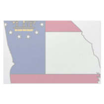 Georgia Flag Map stationery