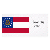Georgia Flag photo cards