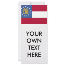 Georgia Flag rack cards