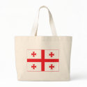 Georgia Flag Tote Bag by FlagTshirts Georgia Flag Tote Bag
