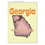 Georgia GA US Motto ~ Everything's Peachy cards
