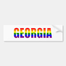 Georgia Gay Pride Bumper Stickers