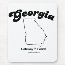 GEORGIA - "GEORGIA STATE MOTTO" T-shirts and Gear mousepads