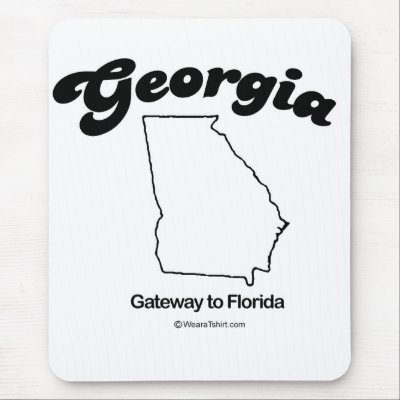 GEORGIA - "GEORGIA STATE MOTTO" T-shirts and Gear Mouse Pads by humortees