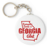 Georgia Girl Key Chain