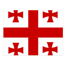 Georgia High quality Flag Postcards