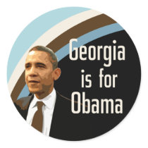 Georgia is for Barack Obama stickers