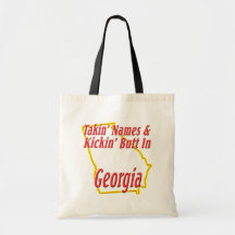 Georgia - Kickin' Butt Tote Bag