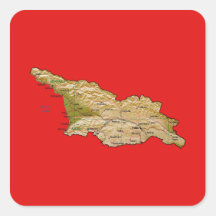Georgia Map Sticker