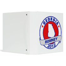 Georgia Mitt Romney Vinyl Binders