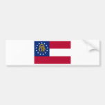 Georgia  Official State Flag Bumper Sticker