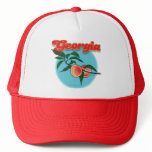 Georgia peach cap mesh hats